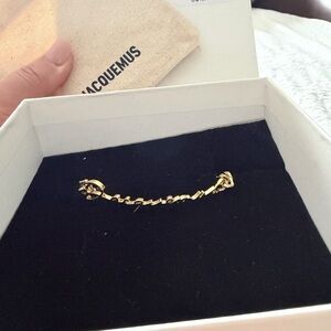 Jacquemus Gold-Tone Signature Brooch